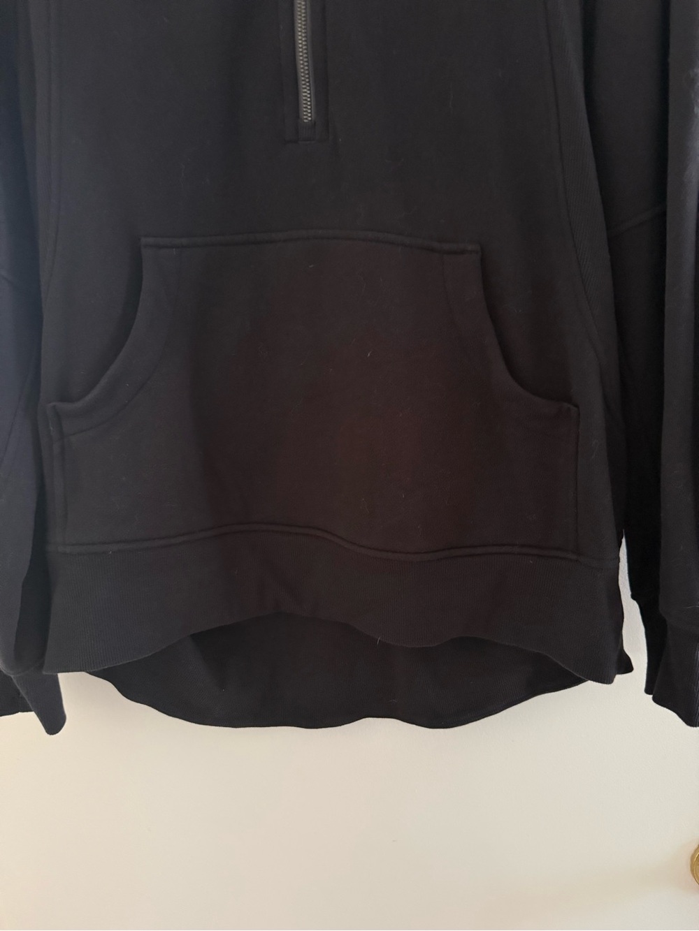 Lululemon Scuba Oversized Funnel-Neck Half Zip Long Black - M/L - Picture 8 of 15